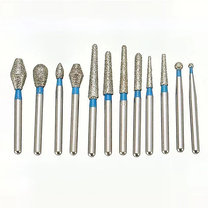 Wholesale custom diamond turning bur needles high quality dental drill kit  for handpiece dental