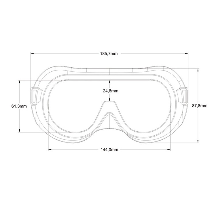 Cheap price safety eyewear glasses protective medical goggles medical protect goggles for kids