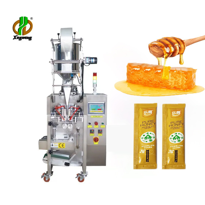 high speed automatic multi-function tomato sauce honey peanut butter liquid sachet packaging machine