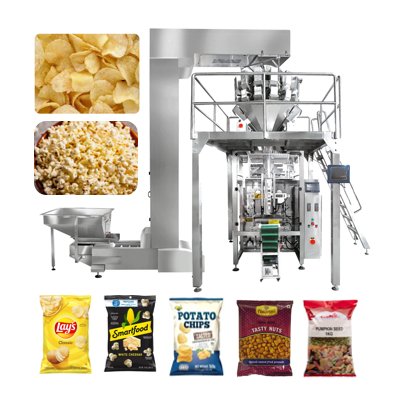 Automatic Multi-head Electronic Scale Combination Weighing Packaging Granular Food Nuts Snacks Bag Packing Machine