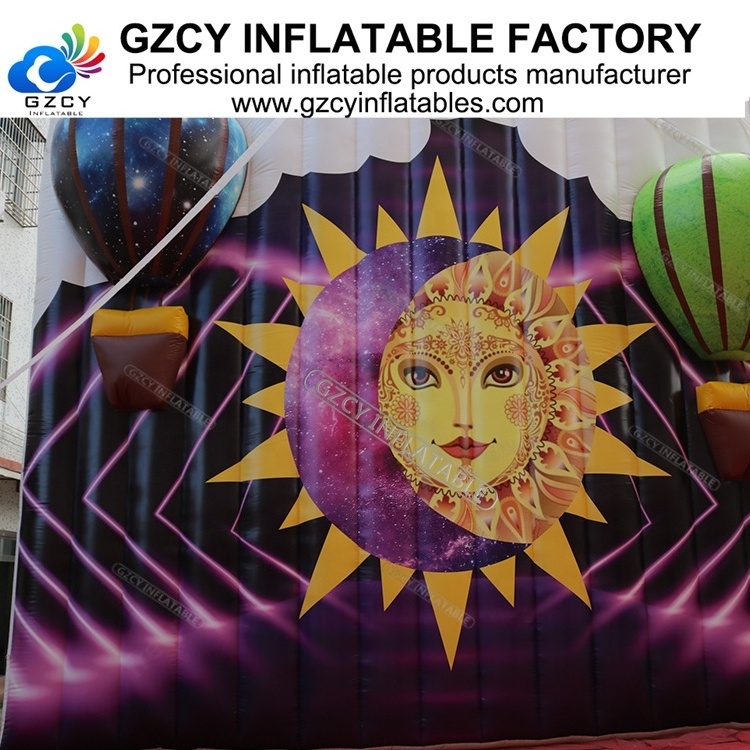 Customized festival event inflatable stage cover inflatable stage for music