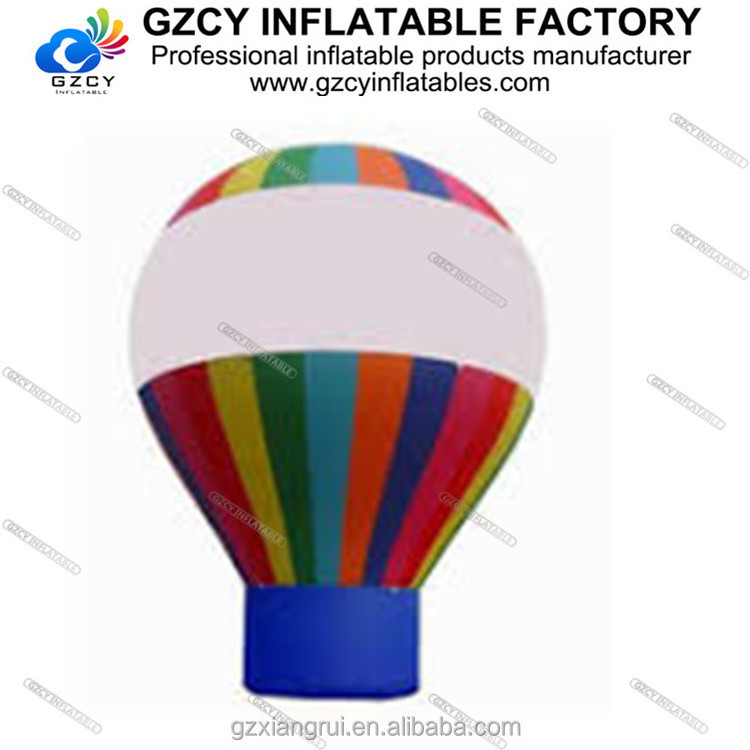 Custom Printed Giant Ground Advertising Inflatable Helium Balloon Hot Air Balloon