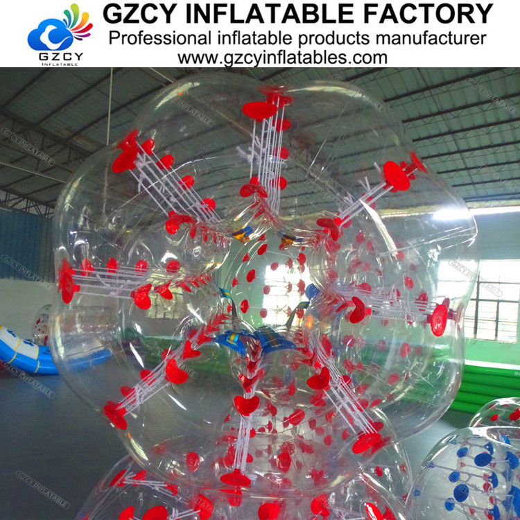 High quality TPU material giant inflatable soccer ball/bumper bubble foot/bubble football for adult