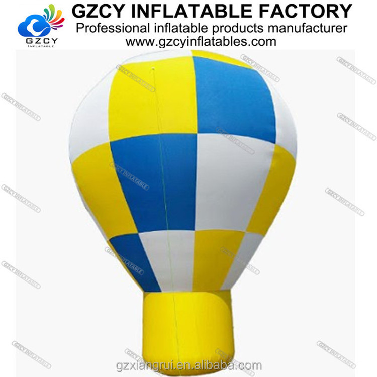 Custom Printed Giant Ground Advertising Inflatable Helium Balloon Hot Air Balloon