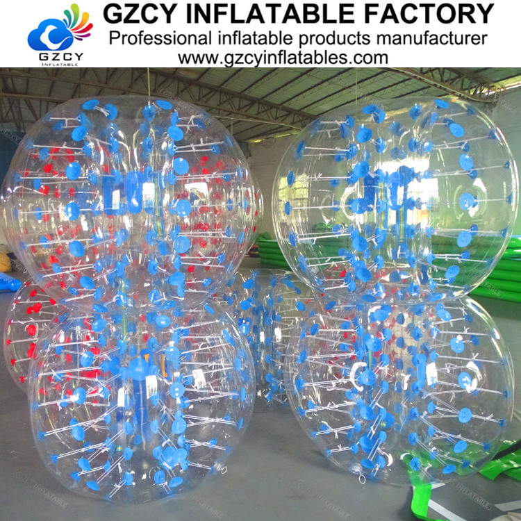 High quality TPU material giant inflatable soccer ball/bumper bubble foot/bubble football for adult