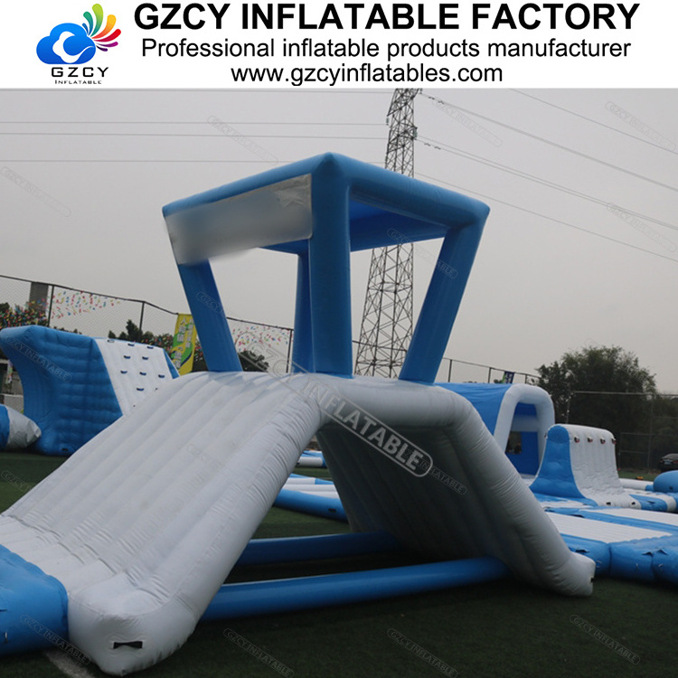 Commercial High quality sea floating outdoor inflatable water park obstacle course aqua park for sale