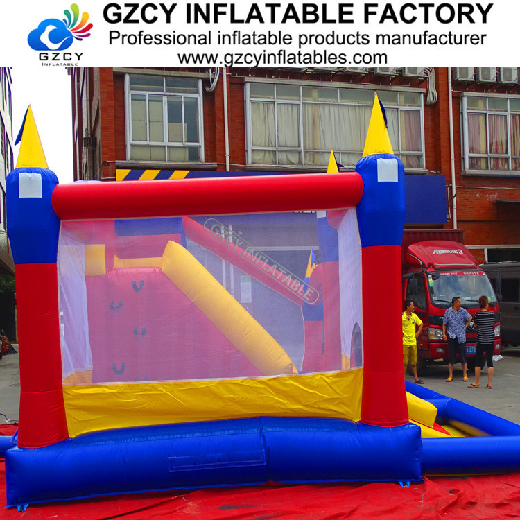 Inflatable bouncer with slide/swimming pool slide inflatable bouncer