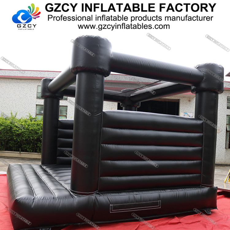 Commercial party rent bounce house pastel,wedding bounce house inflatable black Bounce House with cover