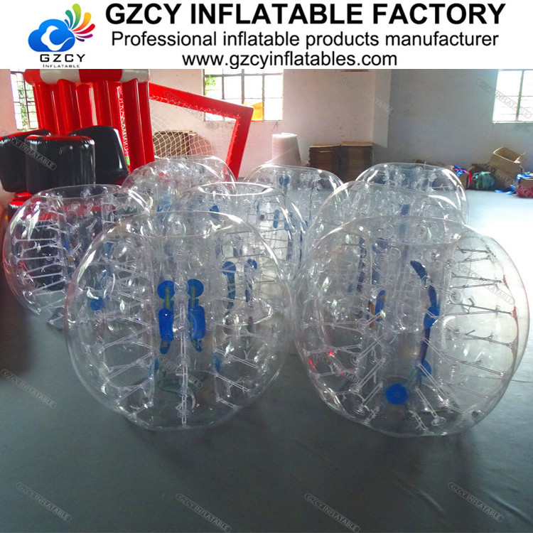 Transparent giant human water bubble ball,body bubble football ball