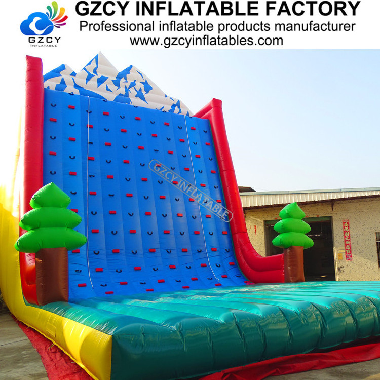 GZCY Big Party Inflatable Games Inflatable Rock Climbing Wall For Kids And Adult