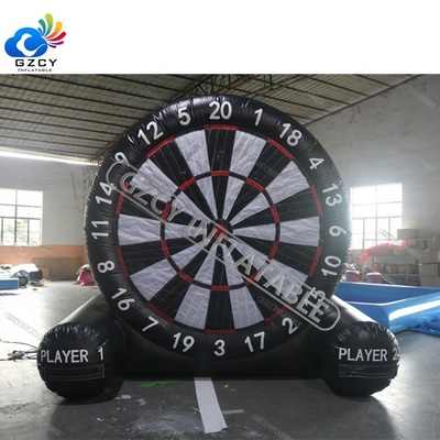 Outdoor indoor inflatable soccer dart board inflatable football dart board inflatable dart sport games for selling