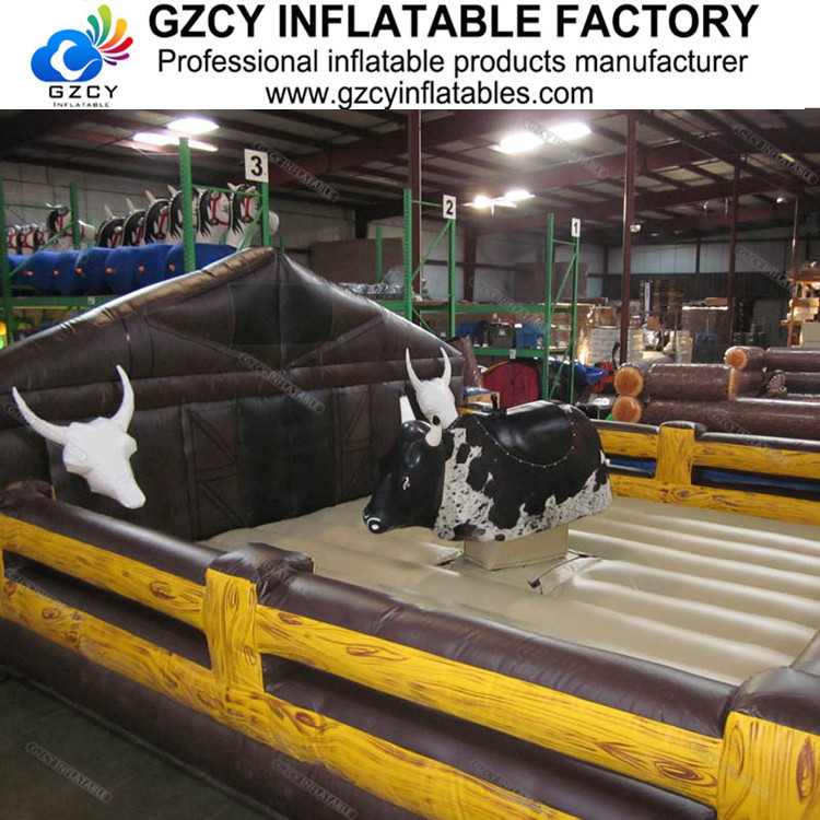 Hot sale 5m inflatable mechanical bull inflatable rodeo bull for sale