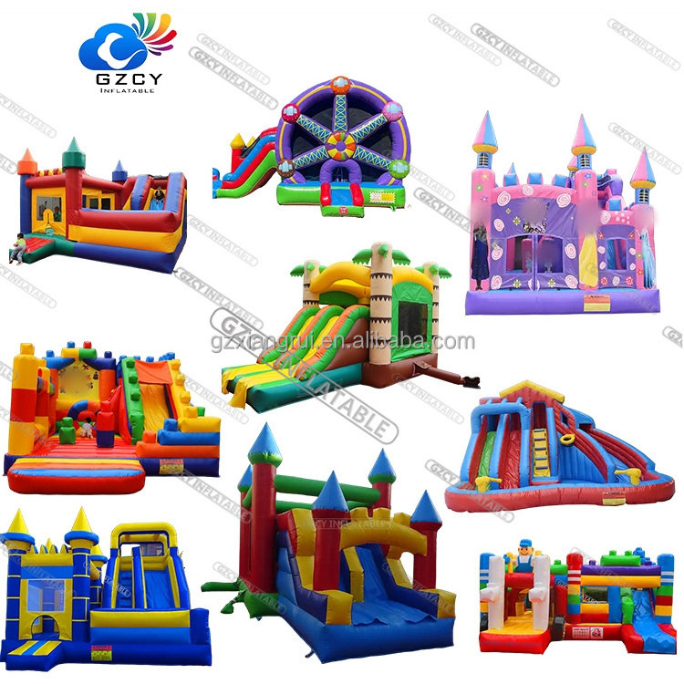 Quality Warranty Inflatable Cartoon Slide 0.55mm PVC Giant Slide Playground for Kids