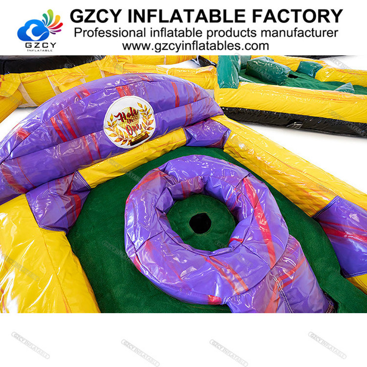 Sporting games kids games for sale, inflatable mini golf ,best quality inflatable golf field for sale