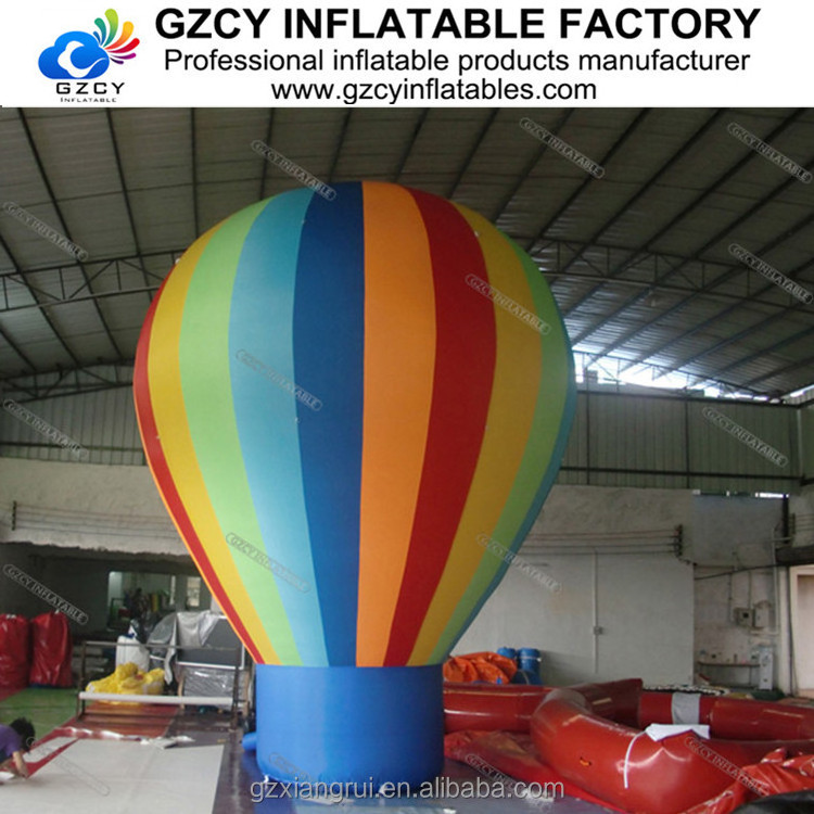 Custom Printed Giant Ground Advertising Inflatable Helium Balloon Hot Air Balloon