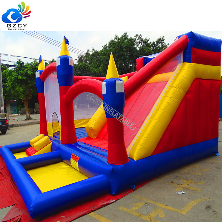 Inflatable bouncer with slide/swimming pool slide inflatable bouncer