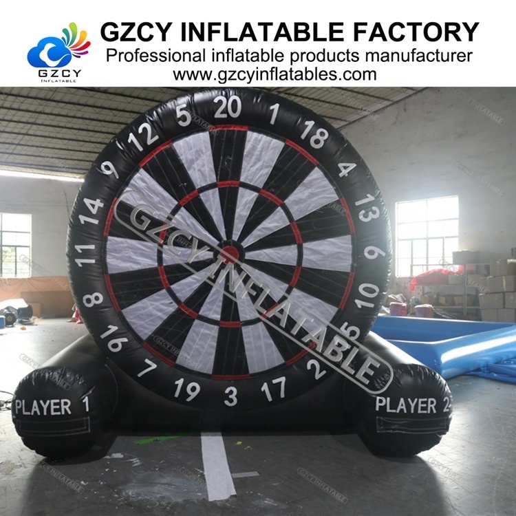 Outdoor indoor inflatable soccer dart board inflatable football dart board inflatable dart sport games for selling