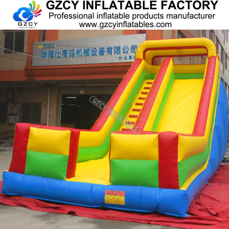 Giant Commercial star bouncy castle inflatable slides for kids blow up bounce slide out door sport