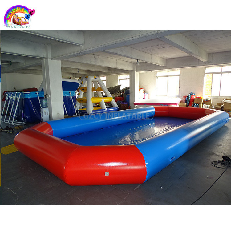 Hot sale irregular shape inflatable pool rental for kids inflatable swimming pool