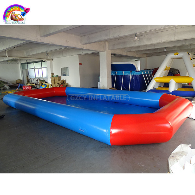 Hot sale irregular shape inflatable pool rental for kids inflatable swimming pool