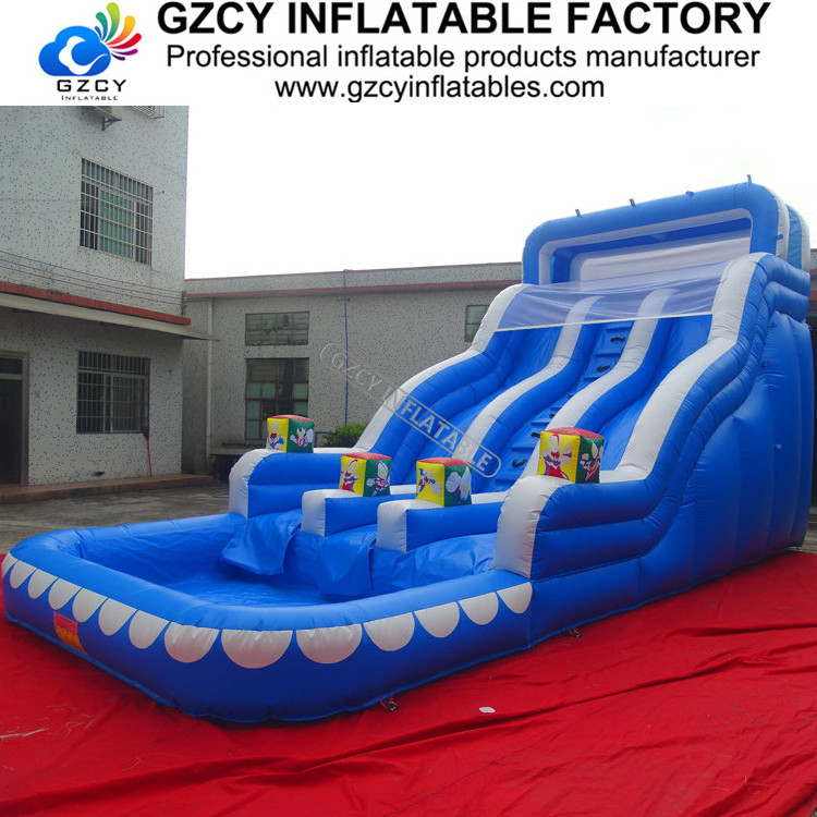 Used fiberglass water slide inflatable slide for sale