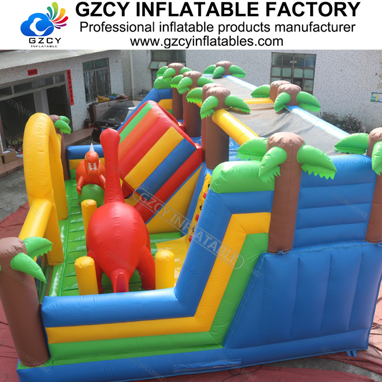 Commercial PVC Palm Tree Inflatable dry Slide For Kid Inflatable Slides Adult For Sale