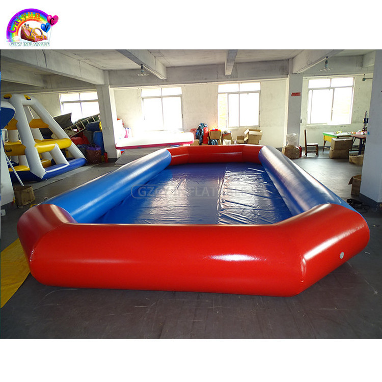 Hot sale irregular shape inflatable pool rental for kids inflatable swimming pool