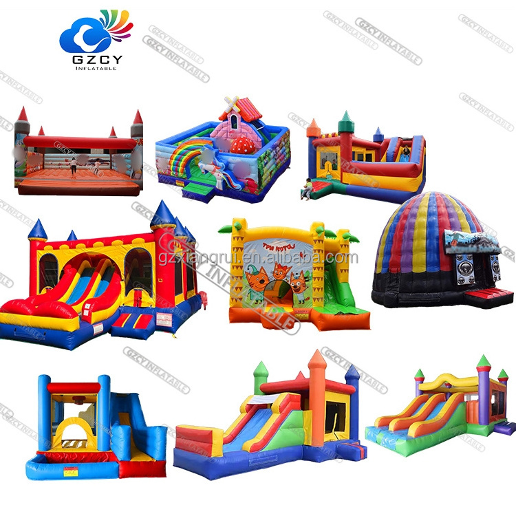 Quality Warranty Inflatable Cartoon Slide 0.55mm PVC Giant Slide Playground for Kids