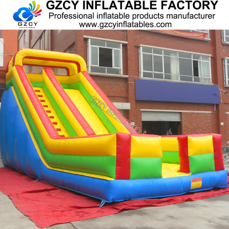 Giant Commercial star bouncy castle inflatable slides for kids blow up bounce slide out door sport