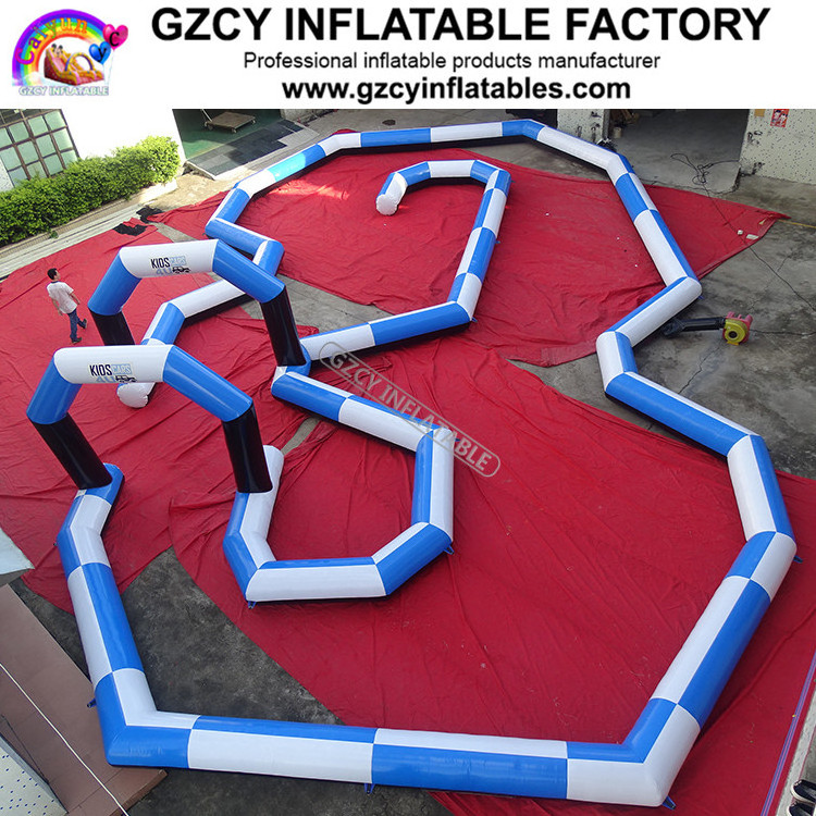 Go Kart Inflatable Circuit Racing Track For Sporting Events