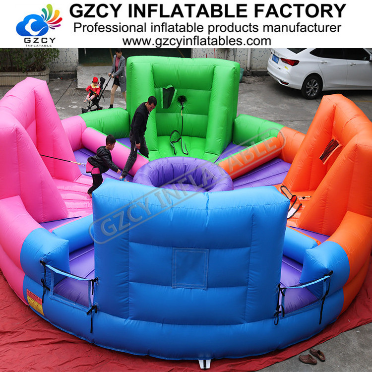 Commercial Grade Inflatable Bull Pool Battle Game Inflatable Jousting Arena