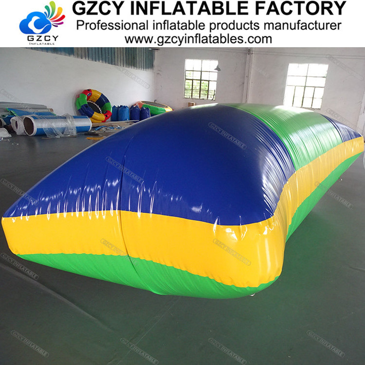 Inflatable water jumping balloon inflatable water catapult blob jump air bag water blob jump for sale