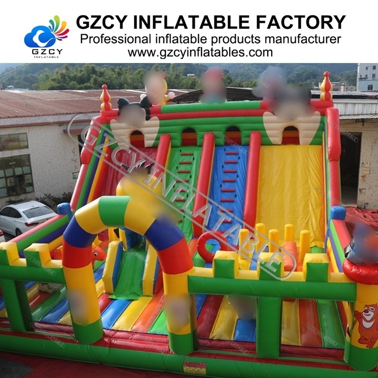 High quality inflatable bouncy castle inflatable fun city  amusement park outdoor inflatable playground for sale