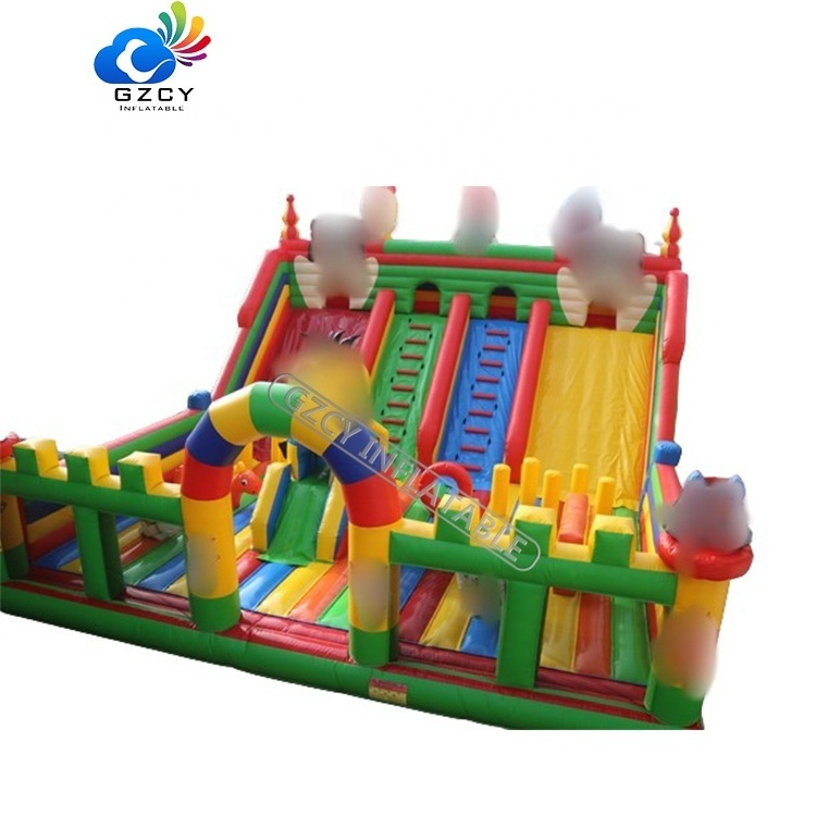 High quality inflatable bouncy castle inflatable fun city  amusement park outdoor inflatable playground for sale