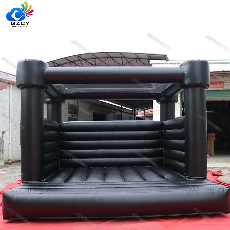 Commercial party rent bounce house pastel,wedding bounce house inflatable black Bounce House with cover