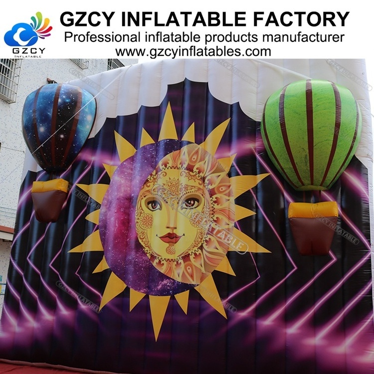 Customized festival event inflatable stage cover inflatable stage for music