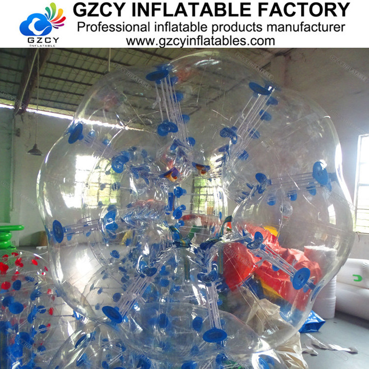 High quality TPU material giant inflatable soccer ball/bumper bubble foot/bubble football for adult