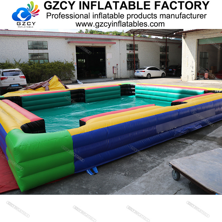 Commercial Customized inflatable table ball game inflatable snooker table ball game giant pool table game billiard