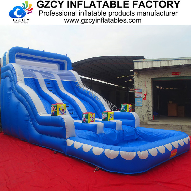 Used fiberglass water slide inflatable slide for sale