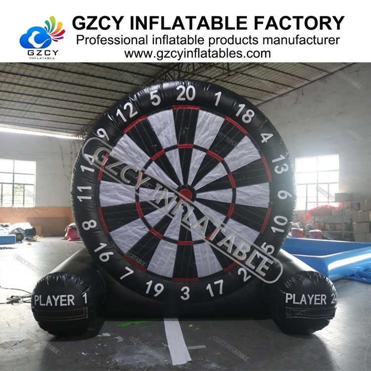 Outdoor indoor inflatable soccer dart board inflatable football dart board inflatable dart sport games for selling