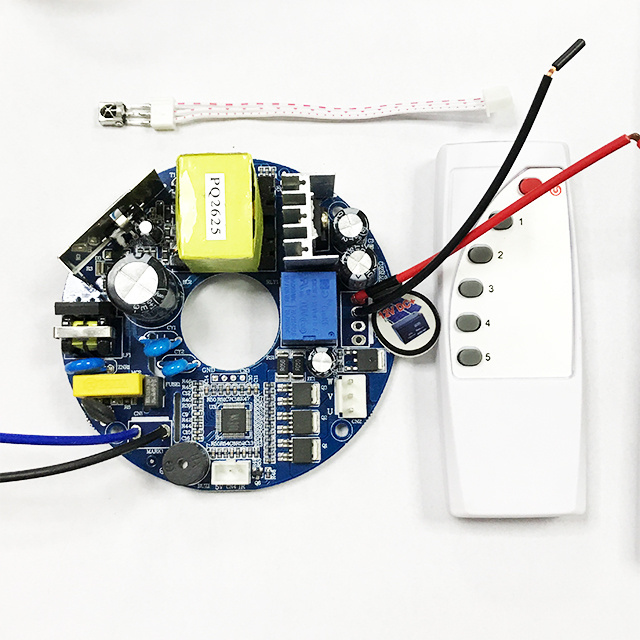 High quality 45w AC/DC dc fan control circuit with remote for pakistan 12v solar ceiling fan