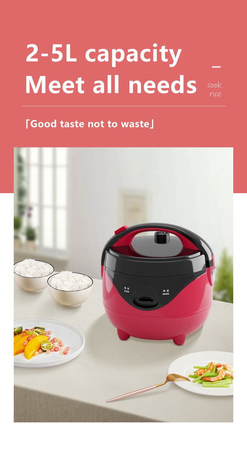 Mini Rice Cooker 2L portable multi purpose rice cooker with heat preservation function