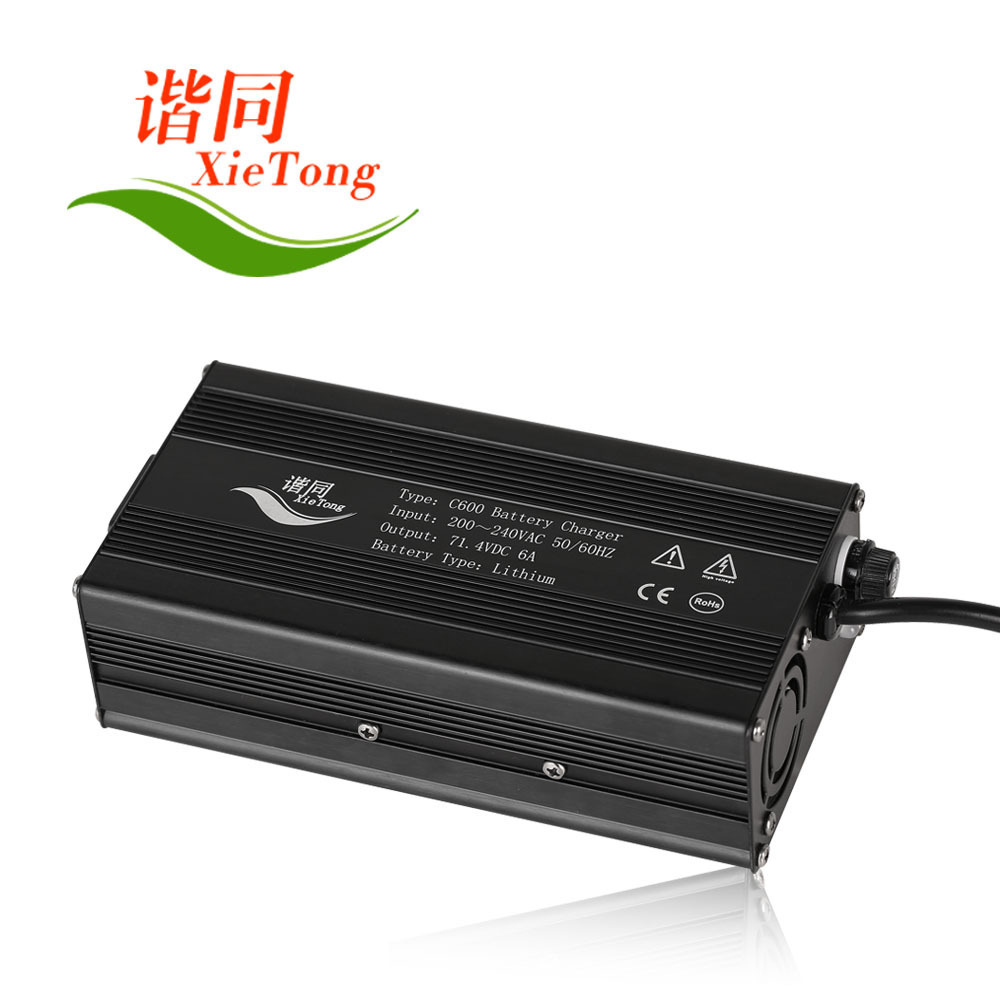 C600 ac 220v dc 48v battery charger 50.4v 10a trickle charger lithium ion 24 volt lead acid battery charger for golf cart