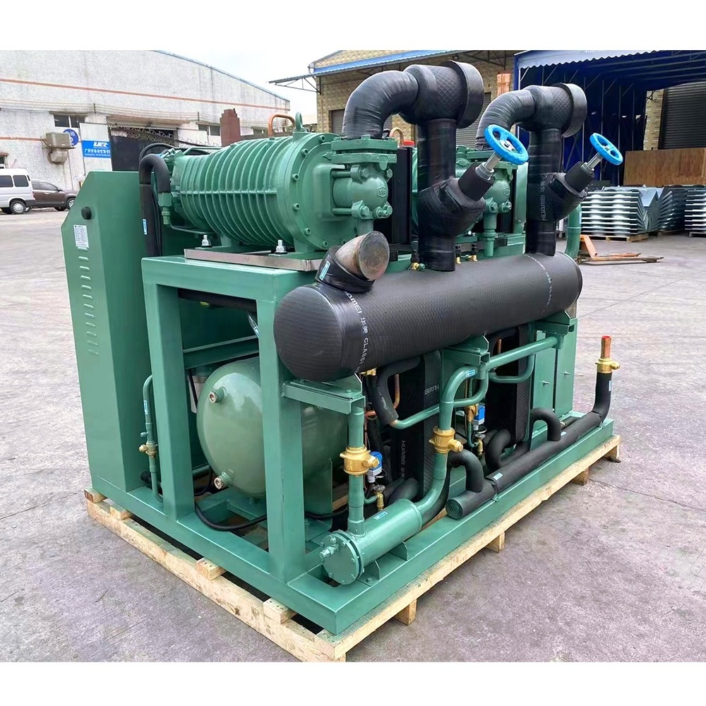 70HP Cold Room Condenser Unit -40 Temperature  Condensing Unit  Blast Freezer Compressor Unit