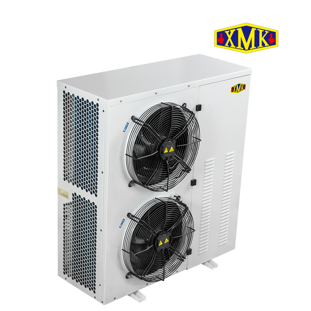 5HP Commercial Industrial Condensing unit box-type side blower 2 fans condensing unit for cold room