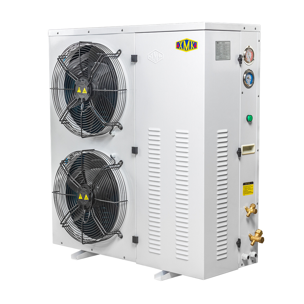 5HP Commercial Industrial Condensing unit box-type side blower 2 fans condensing unit for cold room