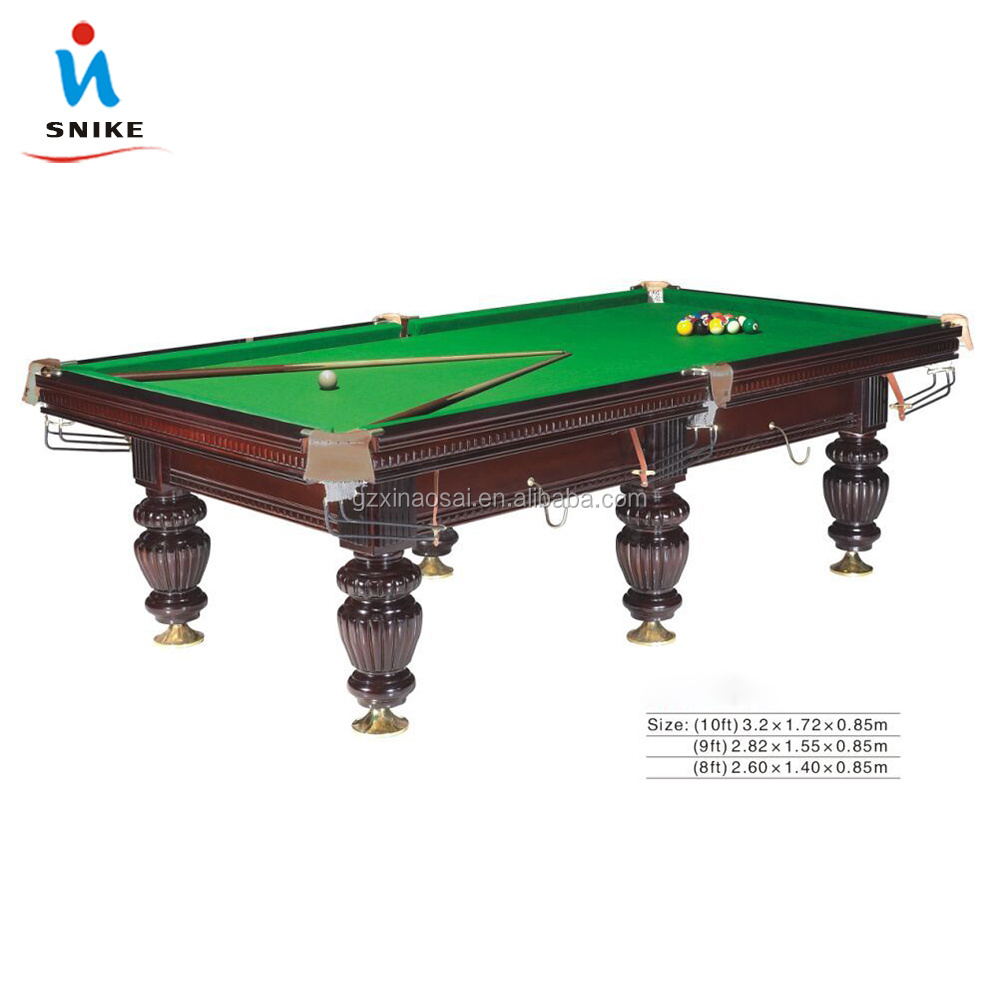 Good Quality 8ft 9ft Slate Steel Cushion K55 Rubber Billiard Tables For Sale