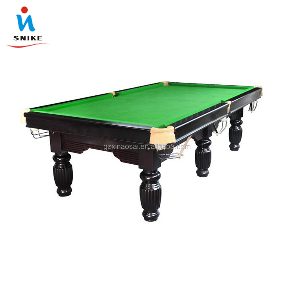 57mm Billiard Balls K55 Rubber 30mm Slate 8ft Commercial Pool Billiard Table For Sale