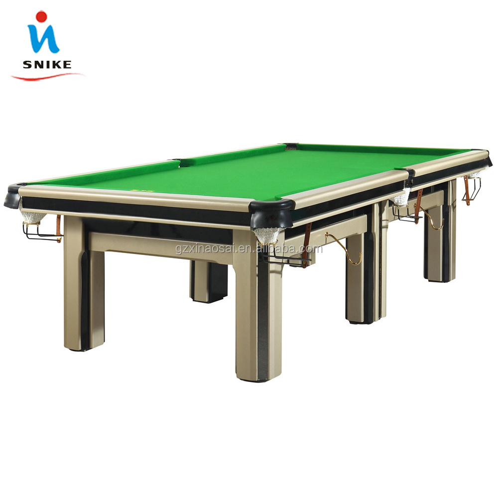 The biggest cheap billiard supplies l shaped end table and snooker table 8ft second hand billiard table