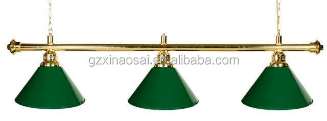 Different Size Metal shades billiard pool table lighting